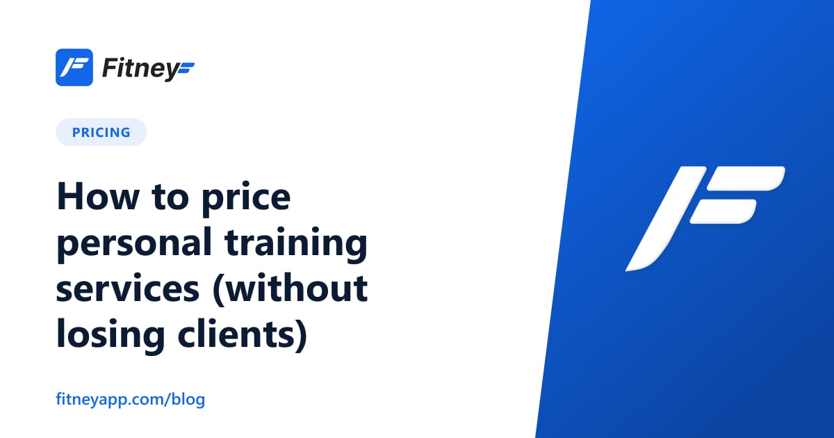 How to price personal training services (without losing clients)
